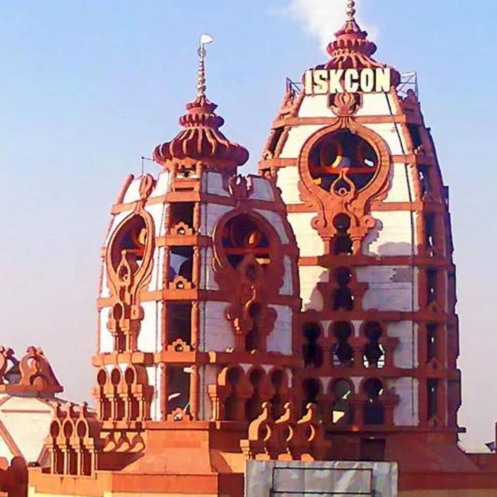 Iskon Mandir At Dwarka