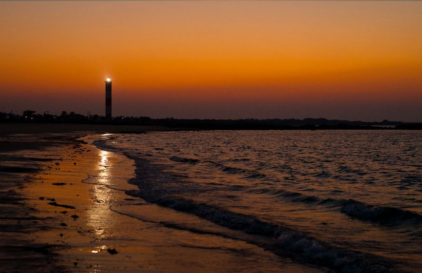 Light House Near Shivrajpur Beach